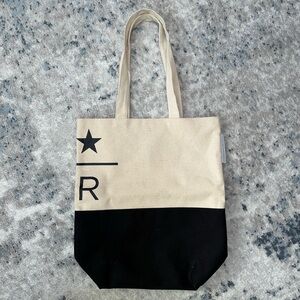 Starbucks Reserve canvas tote bag